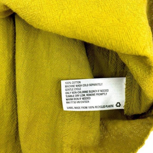 Universal Threads Olive Green Tiered Elastic Layers Peplum Cotton Tank T… - Picture 8 of 8